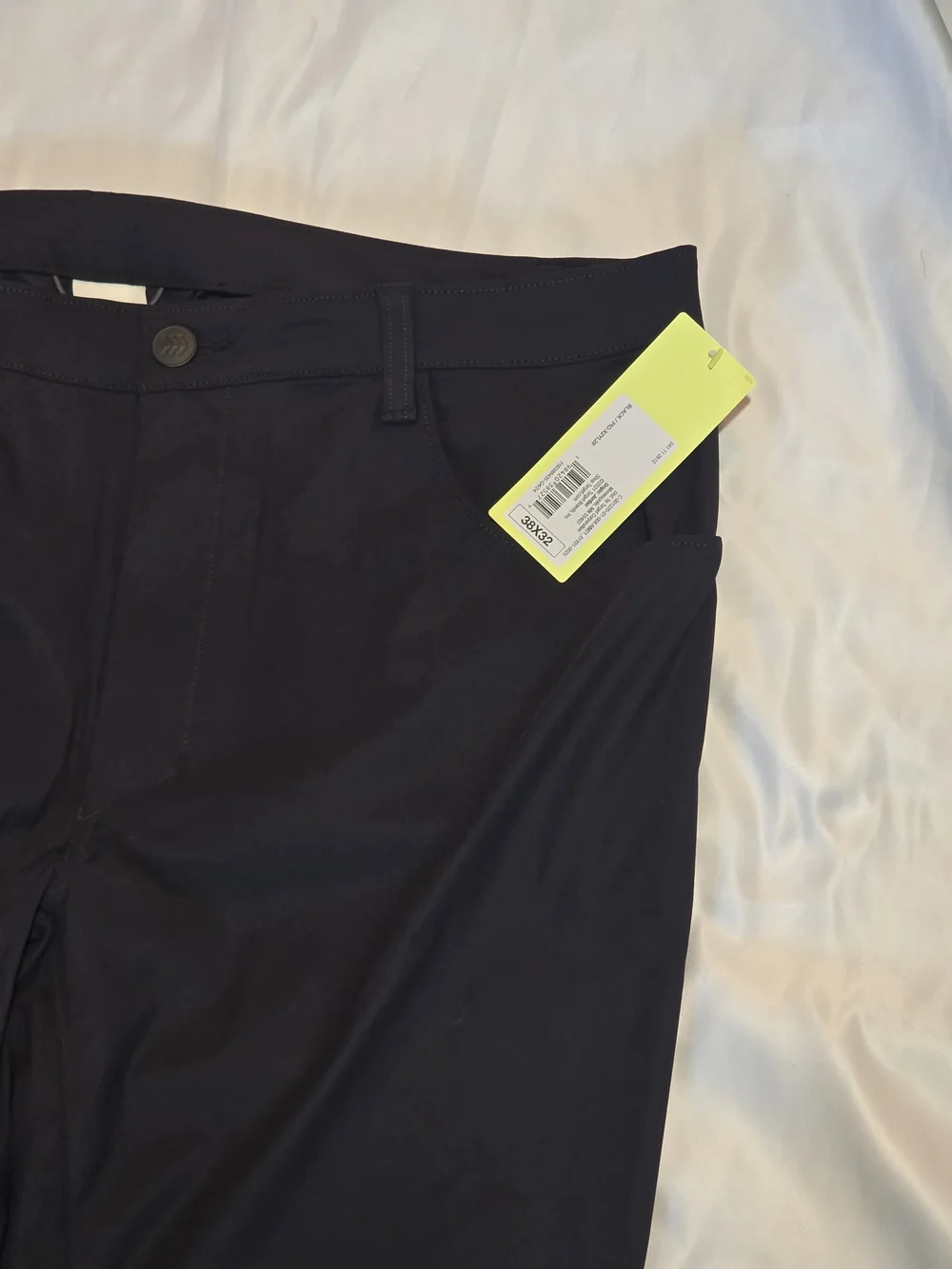 Men's 360 Lifestyle Slim Fit 5-Pocket Pants - All in Motion Black 38x32